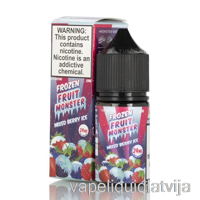 Ledus Jaukta Oga - Saldēti Augļi Monstru Sāļi - 30ml 24mg Vape šķidrums